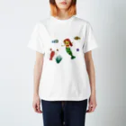 Momo's factoryのうみのものがたり Regular Fit T-Shirt