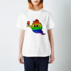 “Mosh's Exhibition“shopのRAINBOW BAKEMOSH スタンダードTシャツ