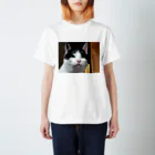 猫太郎の半目の猫太郎 スタンダードTシャツ