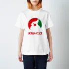 ヨロ吉のロゴ風オカメインコ（文字付） Regular Fit T-Shirt