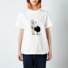 DOMIDO's SHOPのTRAD and MOP-BIRD Regular Fit T-Shirt