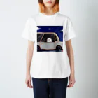 なで肩うさぎの美香堂の車中のポメラニアン Regular Fit T-Shirt