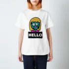 🌈KANAE🌈のゾンビちゃん　hello bye スタンダードTシャツ