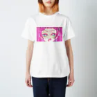 ぬとゐ＝kayoの鼻血女子(ピンク) スタンダードTシャツ