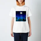 ぬら次郎の夜の空 スタンダードTシャツ