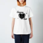 IENITY　/　MOON SIDEの【MOON SIDE】 Creepy Cat #Black Ver.1 スタンダードTシャツ