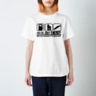 下町worksの2st ENERGY：ブラック Regular Fit T-Shirt