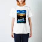 Isseyの極北の流れ Regular Fit T-Shirt