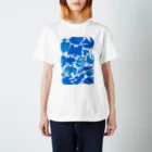 TORIIROTの青い鳥モチーフのデザイン Regular Fit T-Shirt