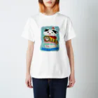 wokasinaiwoのこまめがバーガー（アクリル画） Regular Fit T-Shirt