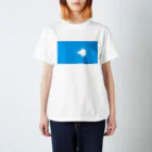 ナチュラルスタイル工芸部のお店　SUZURI店のMandelbrot: Type Blue Regular Fit T-Shirt