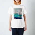 Porte Bonheurのbeach. Regular Fit T-Shirt