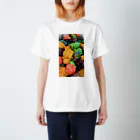 CLUB KOKUTEのcolorful popcorn スタンダードTシャツ