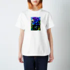 あおいろどりのあおいろどり　アルコールインクアート スタンダードTシャツ