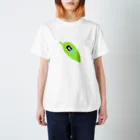 あおの葉っぱに寝てる女の子 Regular Fit T-Shirt