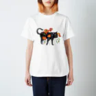 えだのにわの猫と芥子 Regular Fit T-Shirt