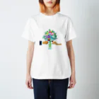 hitorieの花のスマホケース スタンダードTシャツ
