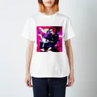 Kenny Goodsの煙まとうモデル Regular Fit T-Shirt