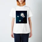 ナポリのSUZURIの宇宙飛行士うさちゃん Regular Fit T-Shirt