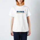 aloha808mahaloのALOHA × ビーチ＠ハワイ Regular Fit T-Shirt