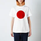 ゴロニャーのダサT屋さんの日本 JAPAN 国旗 日の丸 赤丸 スタンダードTシャツ