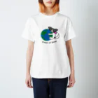UNA the papillon🎀うなザパピヨンの地球を大切に🌎 スタンダードTシャツ