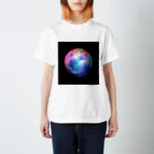 momenkoTWのGlobe22ａ/For a round heart スタンダードTシャツ