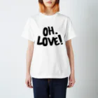 wanderingmanのOH.LOVE! Regular Fit T-Shirt