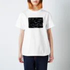 19mile_の[サイン無し] Box drawing -black-  Regular Fit T-Shirt