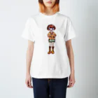 art-amiのオレンジ色の似合う女の子 Regular Fit T-Shirt