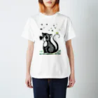 なみなみ・しずかの子猫と蝶 スタンダードTシャツ