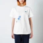 花錦園　～Kakin-en～の【金魚】関東アズマ～青の素描～ スタンダードTシャツ