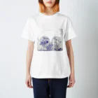 shiromenyankoのきのことかたつむり Regular Fit T-Shirt