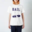 NIKORASU GOのスケボーデザイン「BAIL」 スタンダードTシャツ