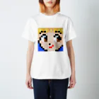 163のドット絵　女の子 スタンダードTシャツ