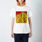 16th_MoonNightのpizza 部分 スタンダードTシャツ