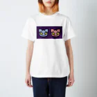 グレープフルーツちゃんのTwoCats_PURPLE Regular Fit T-Shirt