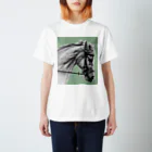 馬の絵の画家　斉藤いつみの馬の素描Tシャツ11 スタンダードTシャツ