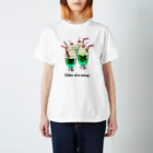 3to10 Online Store SUZURI店のクリームソーダ先輩4人前（相談中/ローマ字表記） Regular Fit T-Shirt