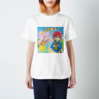 さくらんぼねこのmaimaiTWINS 桃凛＆椿 Regular Fit T-Shirt