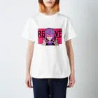 ざと はまぼの目隠れ Regular Fit T-Shirt