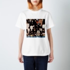 「チユのおみせ」 サブカルチャーとアンダーグラウンドの「集合写真反逆者」Tシャツ Regular Fit T-Shirt