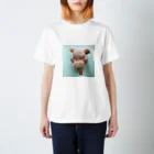 hey*flower のしっぽくん♪ Regular Fit T-Shirt