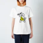 モリチエコのにゃんザピテクス　単体　原始猫 Regular Fit T-Shirt