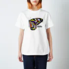 TAKESHI IS TAKESHIのTREE NYMPH BUTTERFLY_c Regular Fit T-Shirt