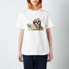 Momojiの犬画のシーズー59 Regular Fit T-Shirt