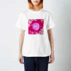 どるちぇ＊うさぎの4月《Moonシリーズ》＊Pink Moon＊ スタンダードTシャツ