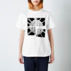 ・＿◇Geometryの3dDots.monotone スタンダードTシャツ