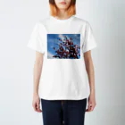 愛自然写真の桜と空と雲 スタンダードTシャツ