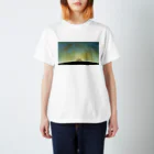 Paddy Fieldの自転車と夜空 Regular Fit T-Shirt